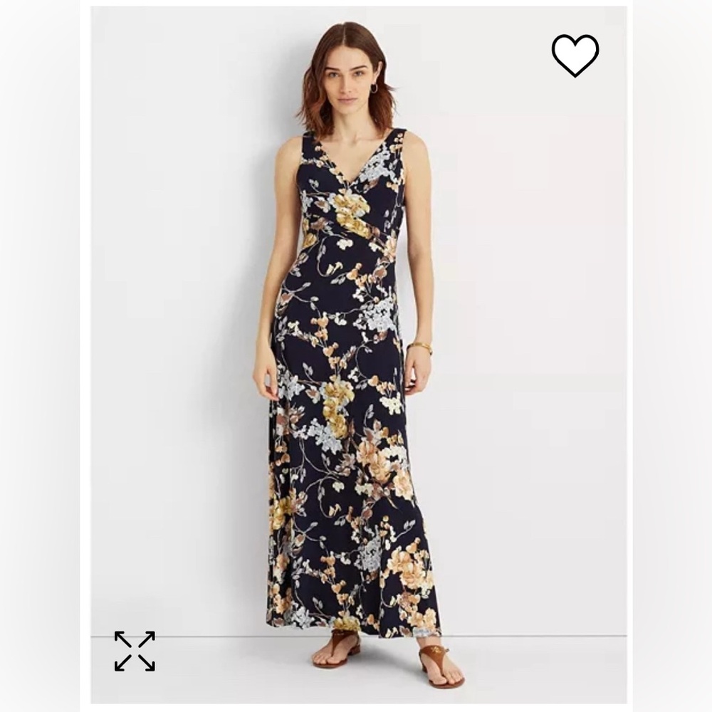 Lauren Ralph Lauren Jersey Floral Dress 0 Petite